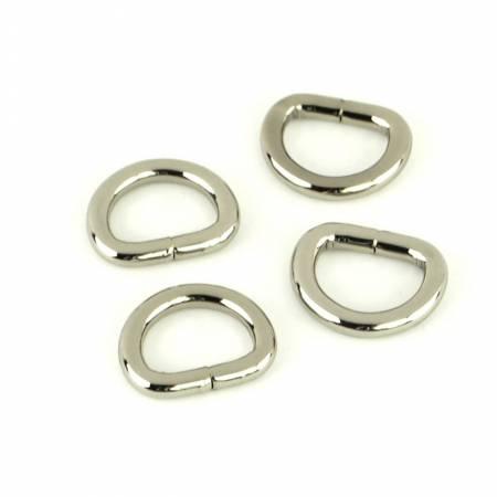 STS104S Four D-Rings 1/2" Nickel