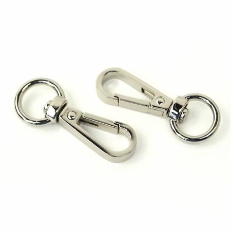 STS160S Two Swivel Hooks 1/2" Nickel