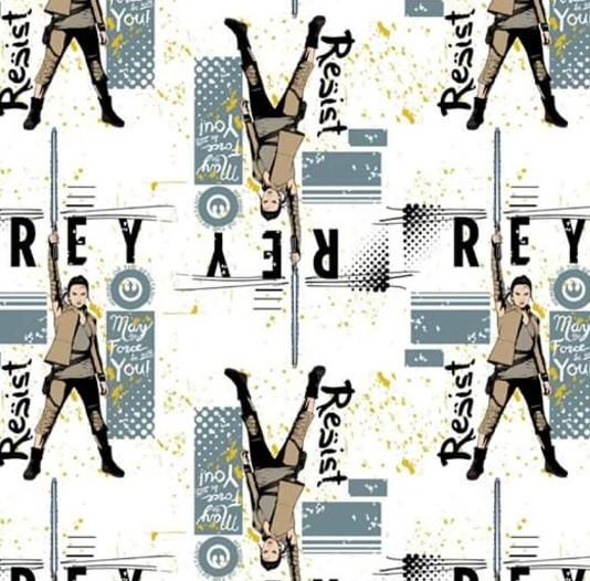 SW8: Last Jedi - Rey - White - 7360404-1