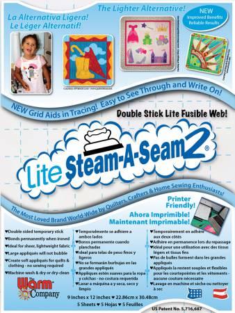 Steam A Seam 2 Lite 9in x 12in 5 ct