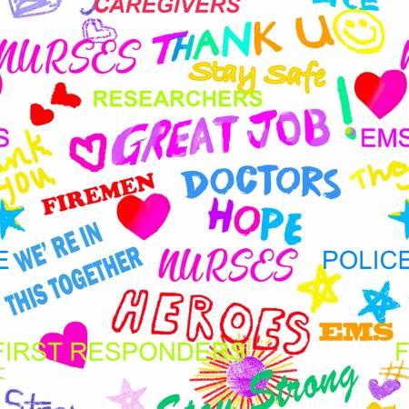 Thank You Heroes 10349 White