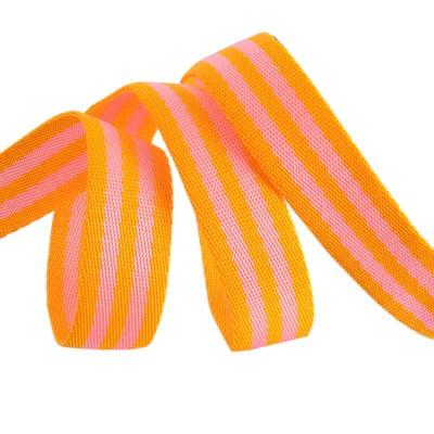 Tula Pink Webbing - Pink/Orange - 1 inch by the Yard