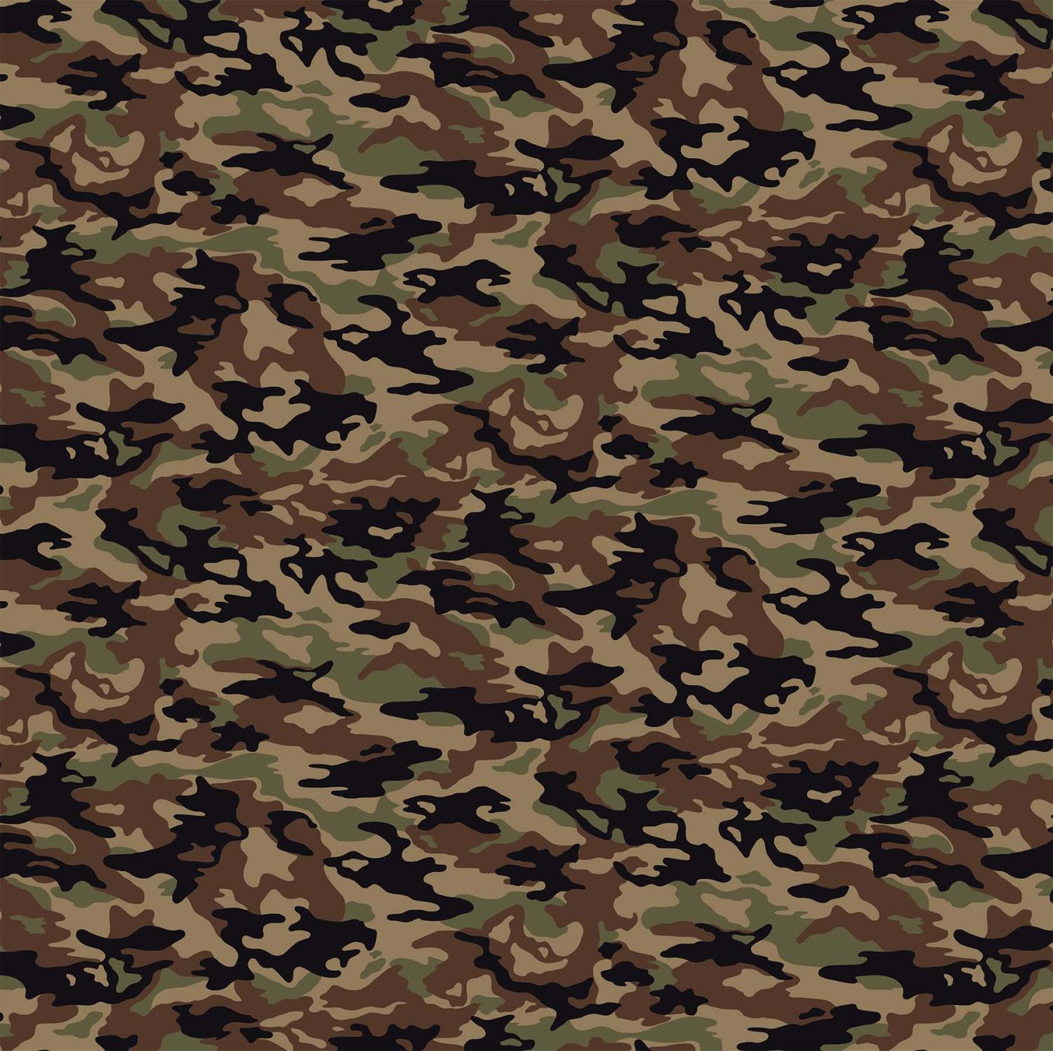 Wideback B24238-36 Crazy For Camo - 3 yards