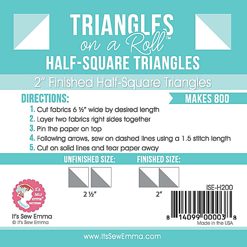 Triangle On A Roll Half Sq 2