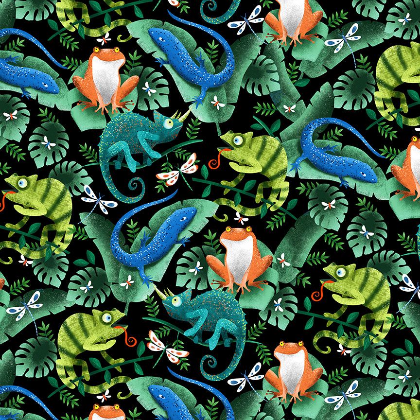 BUG-CD3335 FOREST || GECKOS,FROGS & LIZARDS