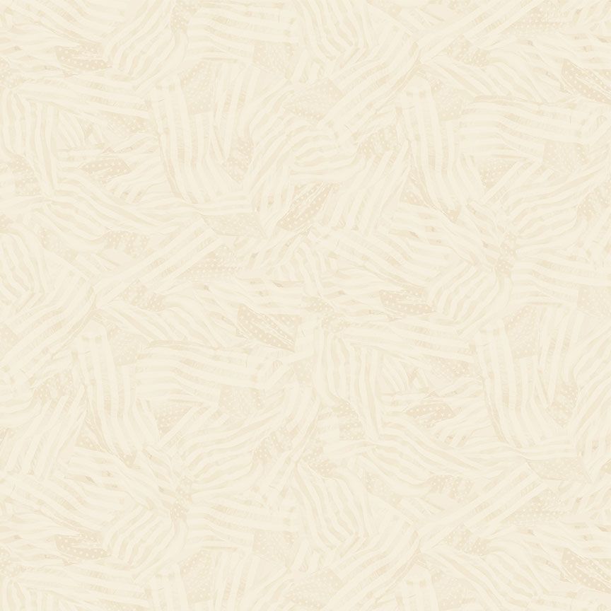 Path to Freedom || Wavy Tonal Flags || CQ-CD3920-Ivory