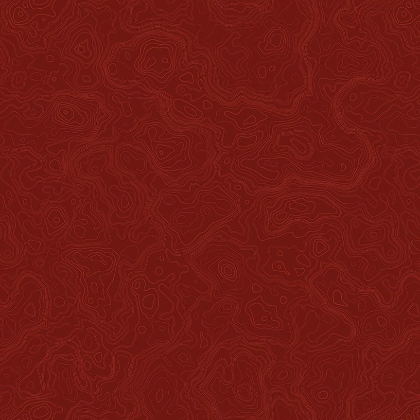Path to Freedom || Topography Map || CQ-CD3921-Burgundy