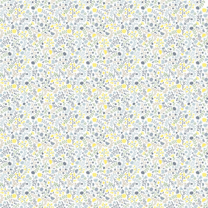 KIDZ-CD3491-CREAM TINY FLORAL
