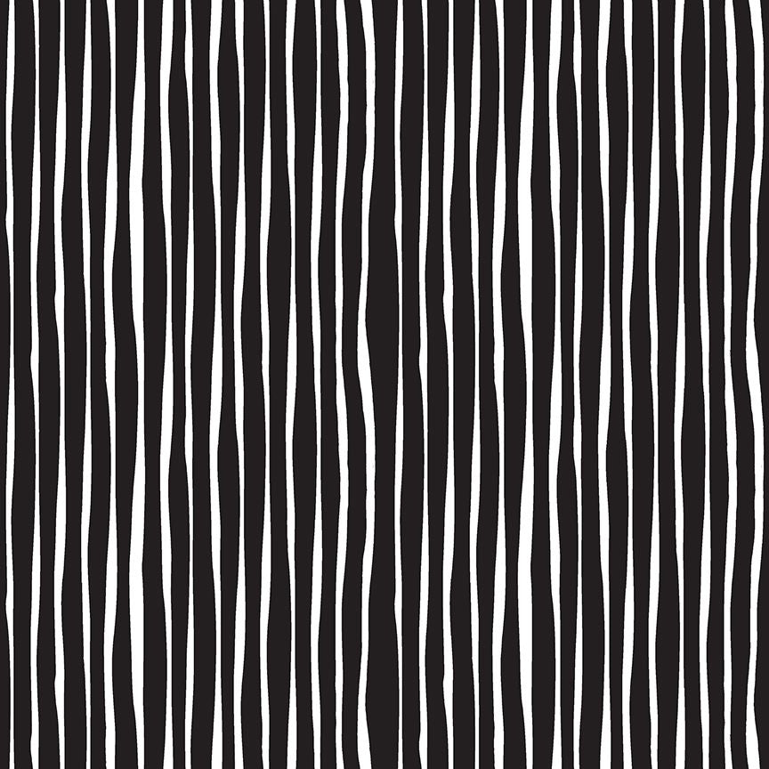 STELLA-D2811-BLACK Black Bandage Stripe