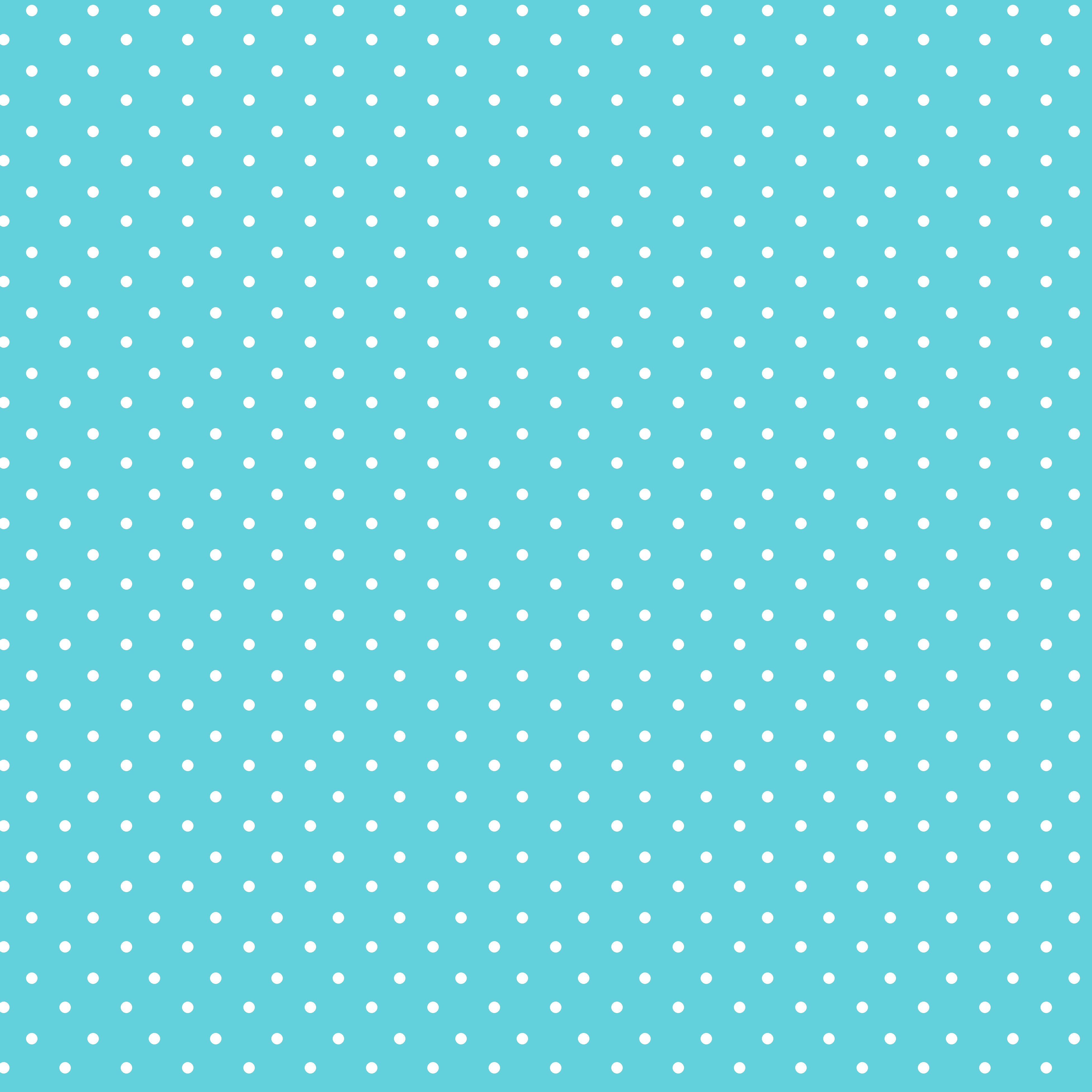 1030-101 Agua/Wht - White Dot on Aqua || Priscilla's Polkas