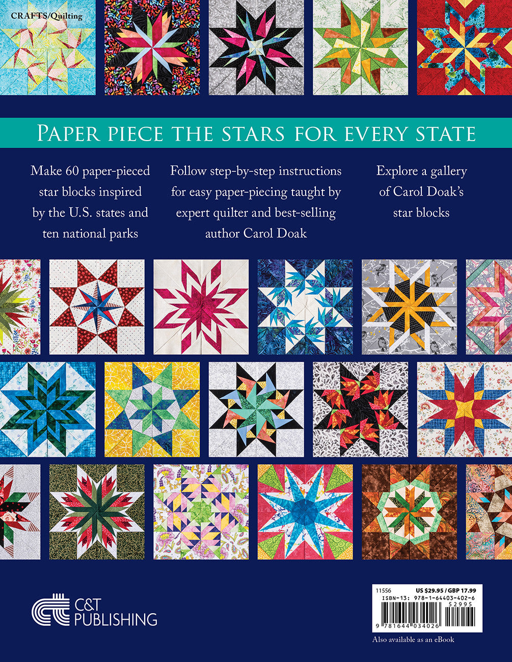 60 Fabulous Paper-Pieced Stars Second Edition