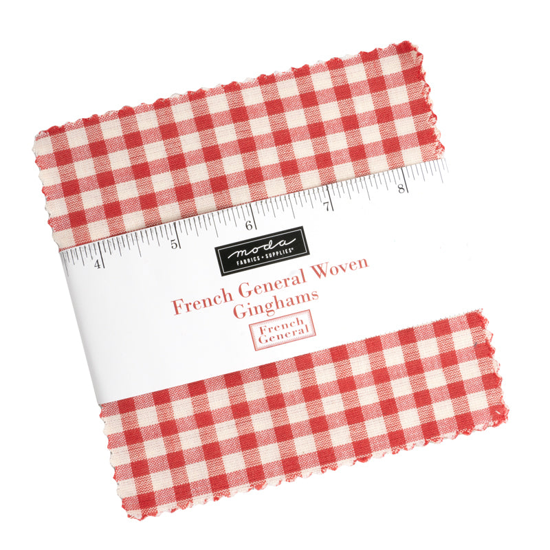 12223TY French General Woven Ginghams Charm Pack