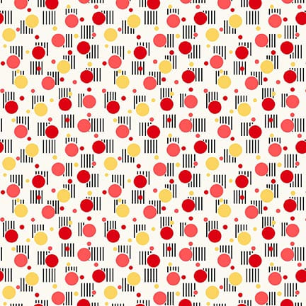 1490-08 Crm/Red || Nana Mae 8