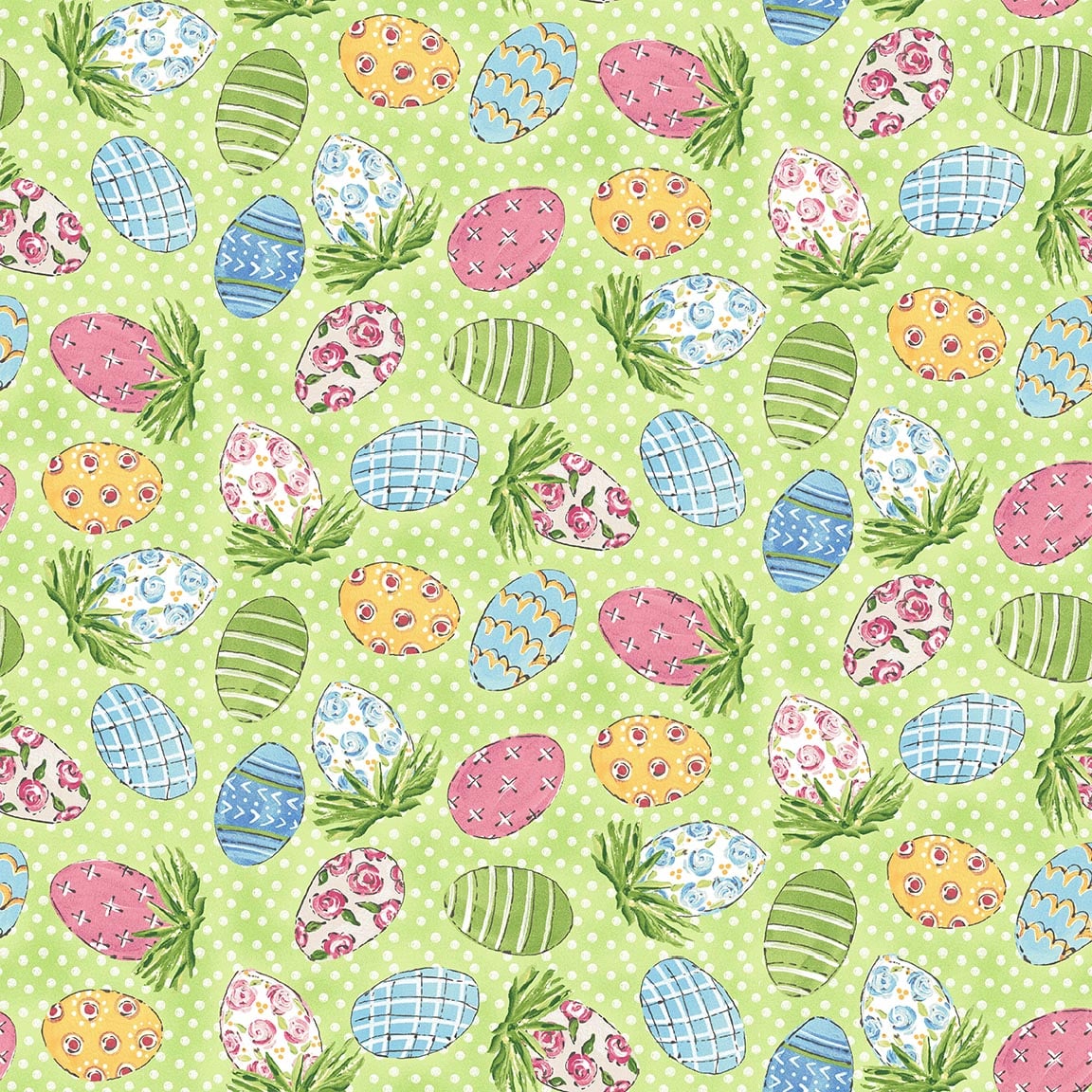 1564-66 Green || Peek A Boo Bunnies
