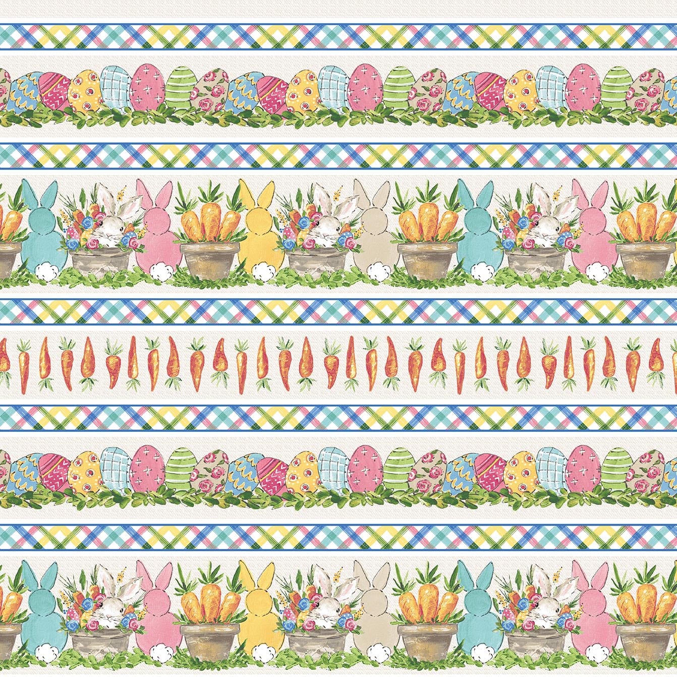 1568-44 Cream || Peek A Boo Bunnies