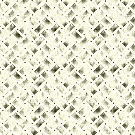 1670-06 Green on Cream || Old Glory