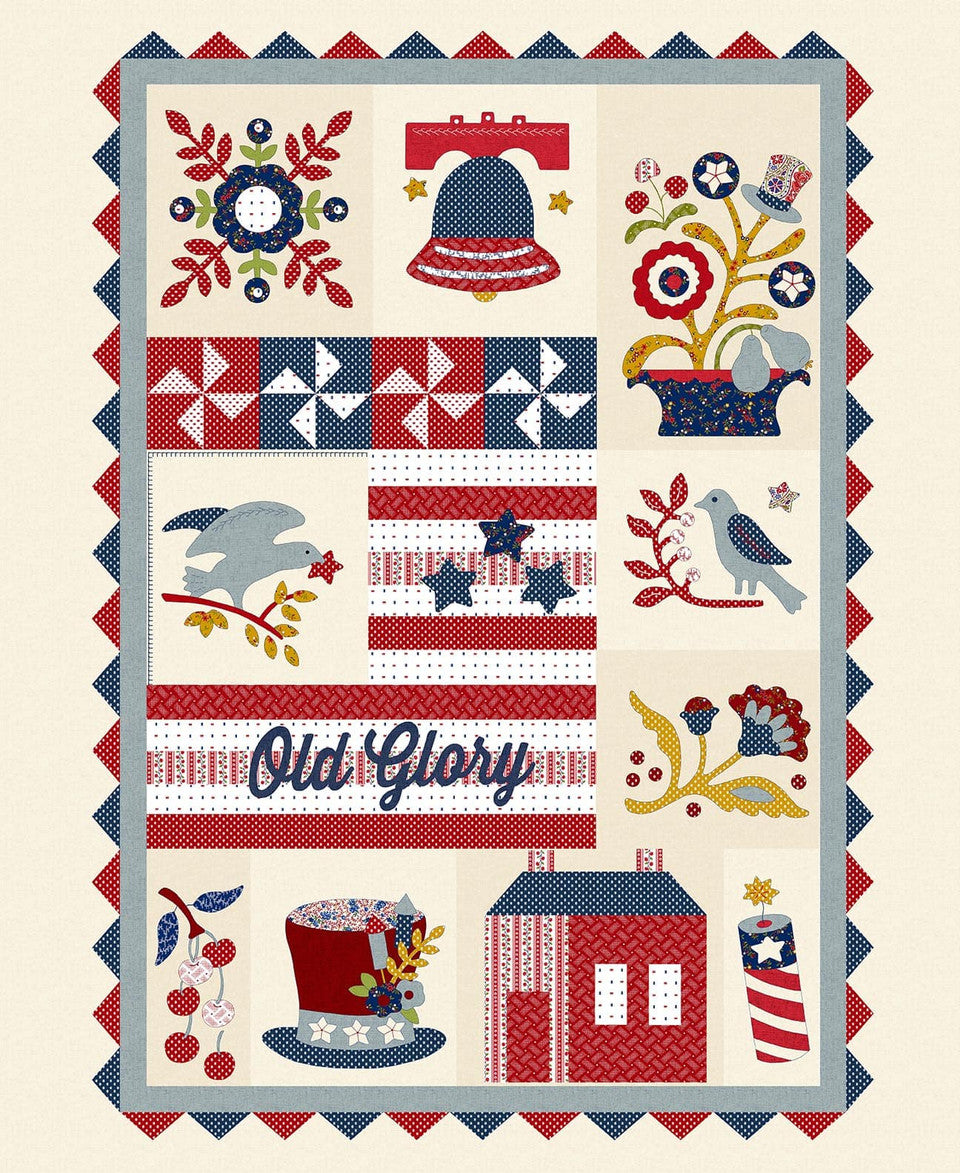 1676P-78 Multi || Old Glory 36" Panel