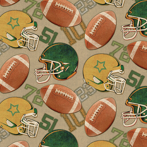 Touchdown | Football Season Tan/Multi | 16837-72