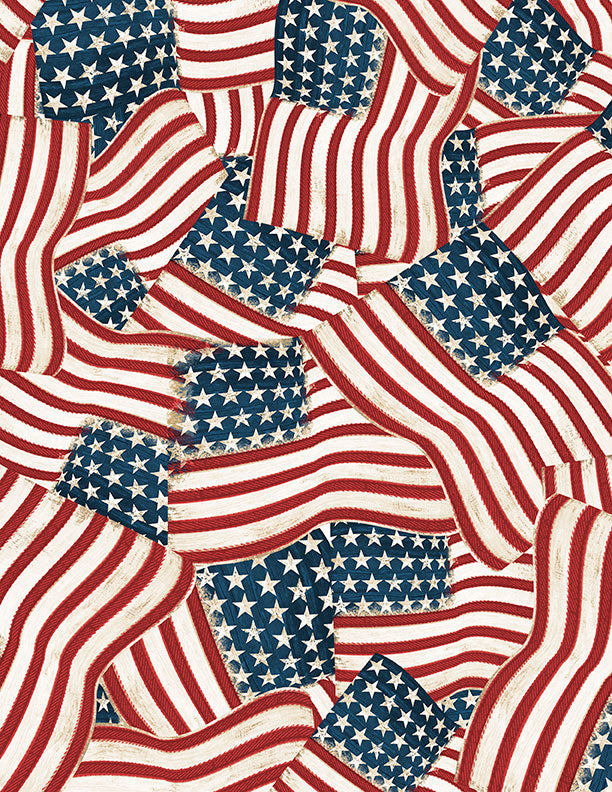 3074-49361-234 - Founding Glory - Packed Flags Multi