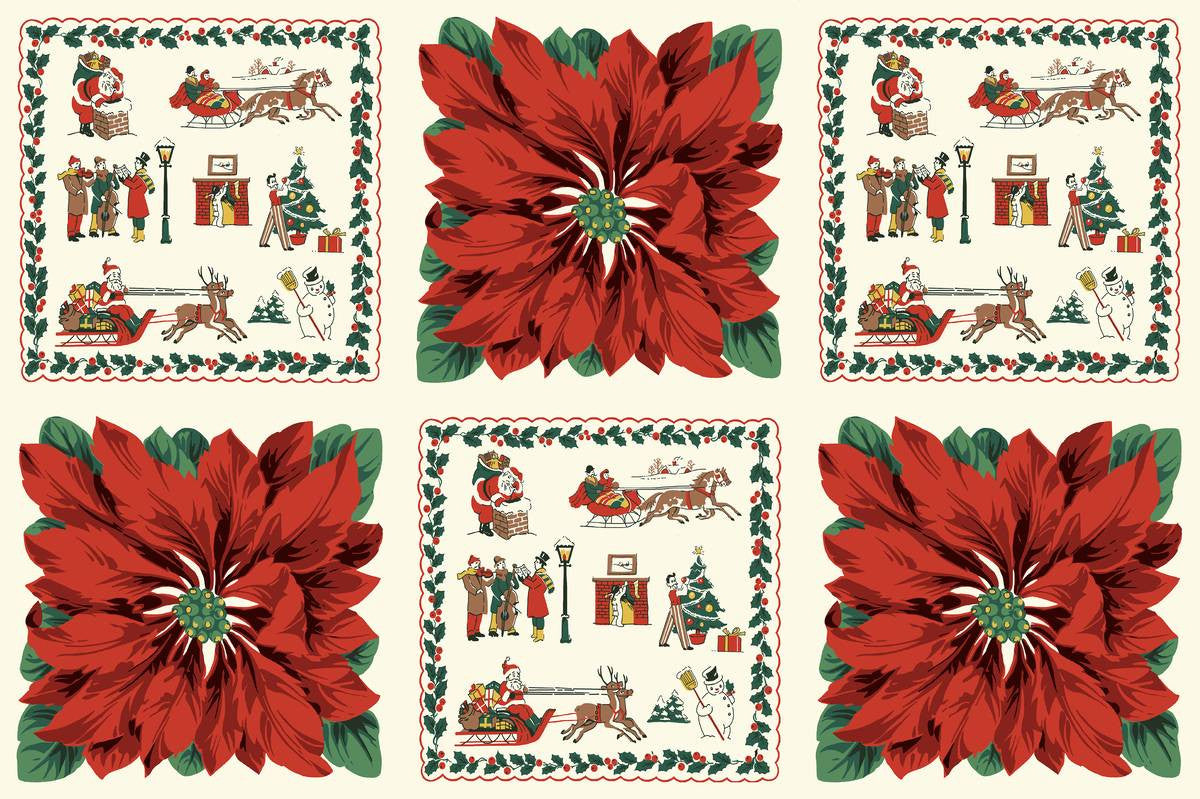 2662B-68 Multi || Greetings at Christmastide