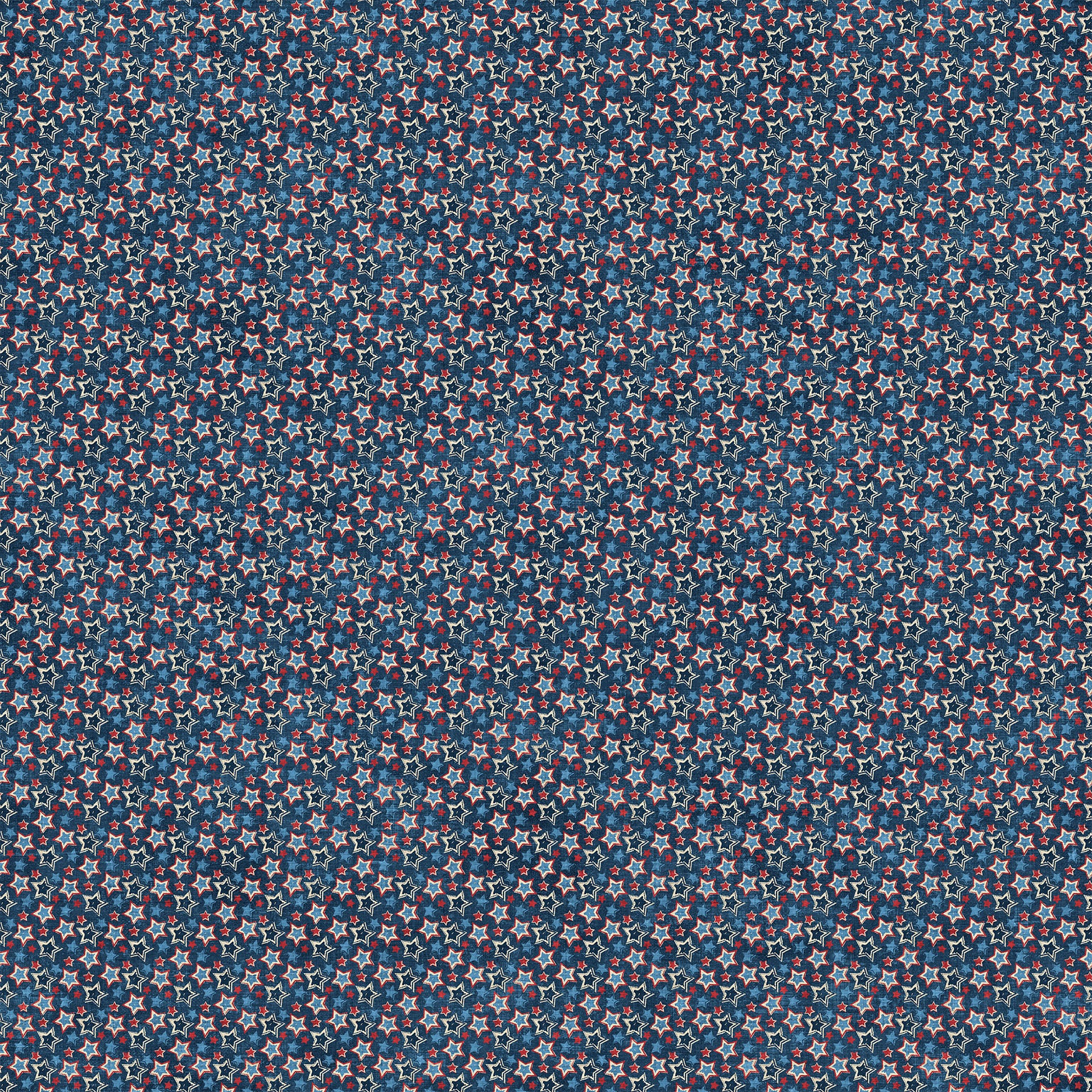 American Heartland - Multi Star Toss Navy Multi - 28735-49