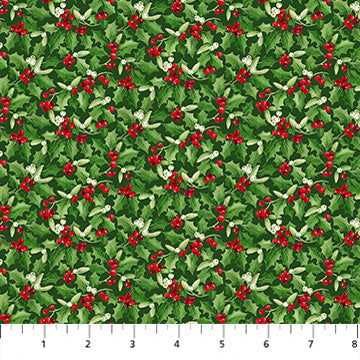 28805-78 || Barnyard Christmas - Dark Green