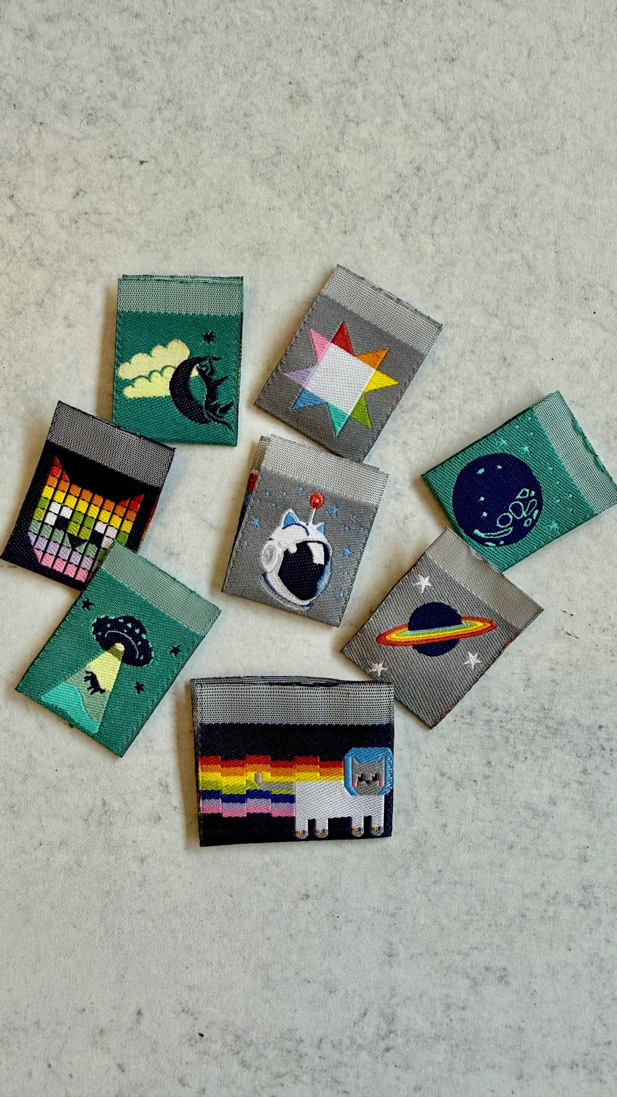 Meowter Space - Woven Label Pack