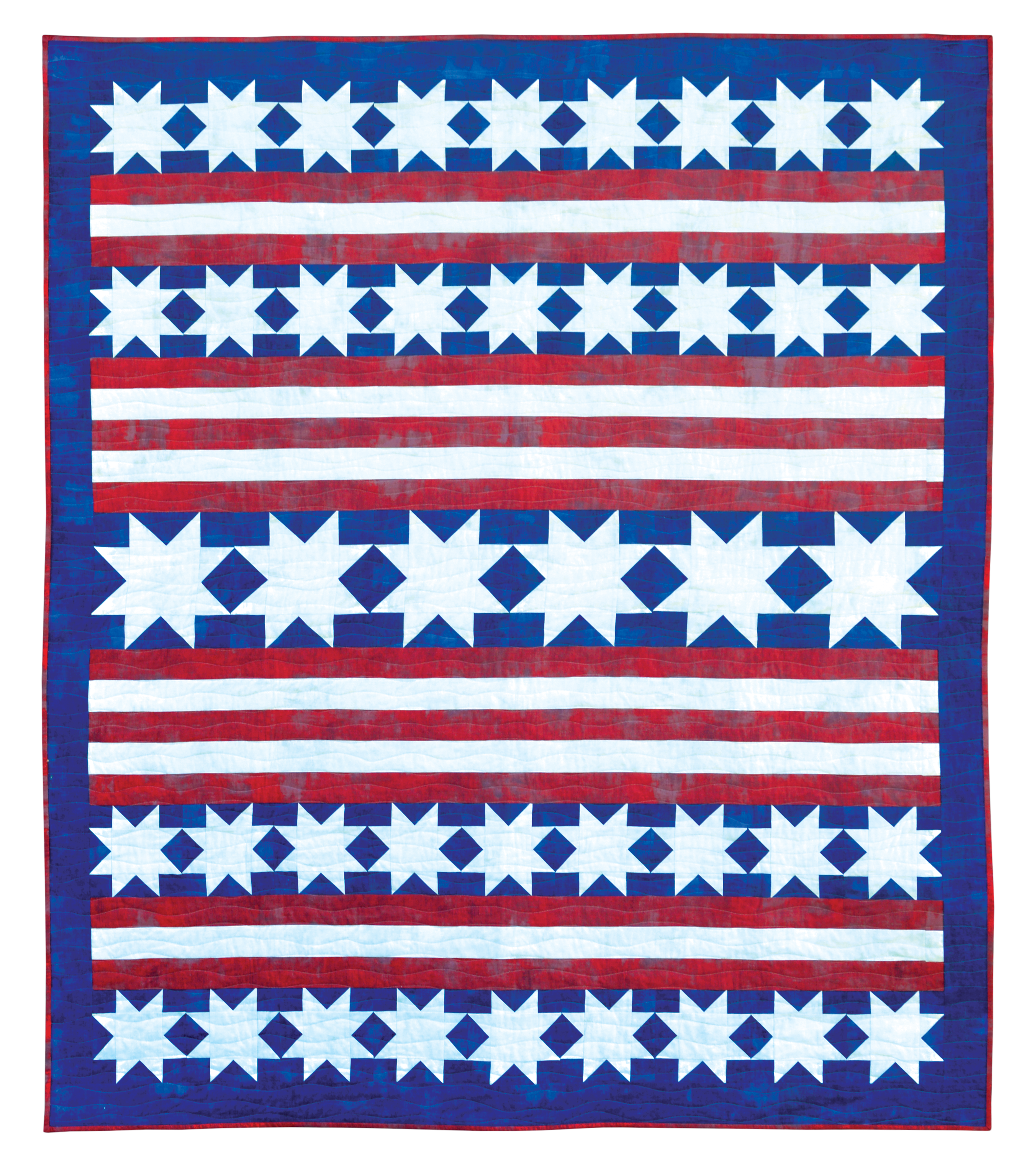 Snowflakes in July Quilt Pattern - PRINTED