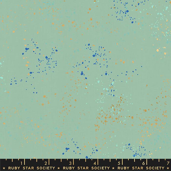 Speckled Metallic Fabric – Frost | Ruby Star Society for Moda (RS5027 84M)