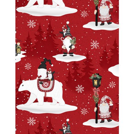 Scenic Gnomes Red | Snowy Gnomies | 3074-49372-931