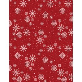 Snowflakes Red | Snowy Gnomies | 3074-49376-313