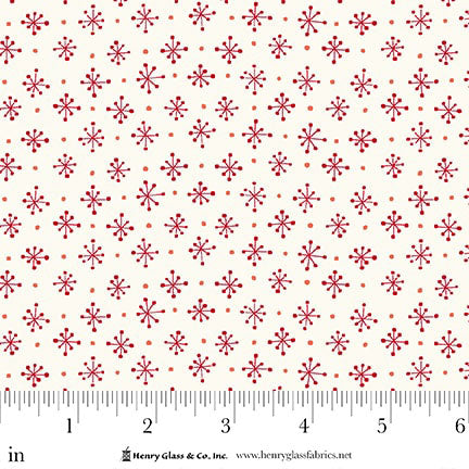 3454-48 Cream/Red || Scandinavian Holiday