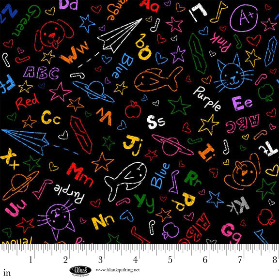 4088-99 Black/Multi || Color My World