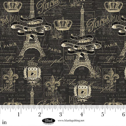 4112-95 Charcoal || Paris Nights