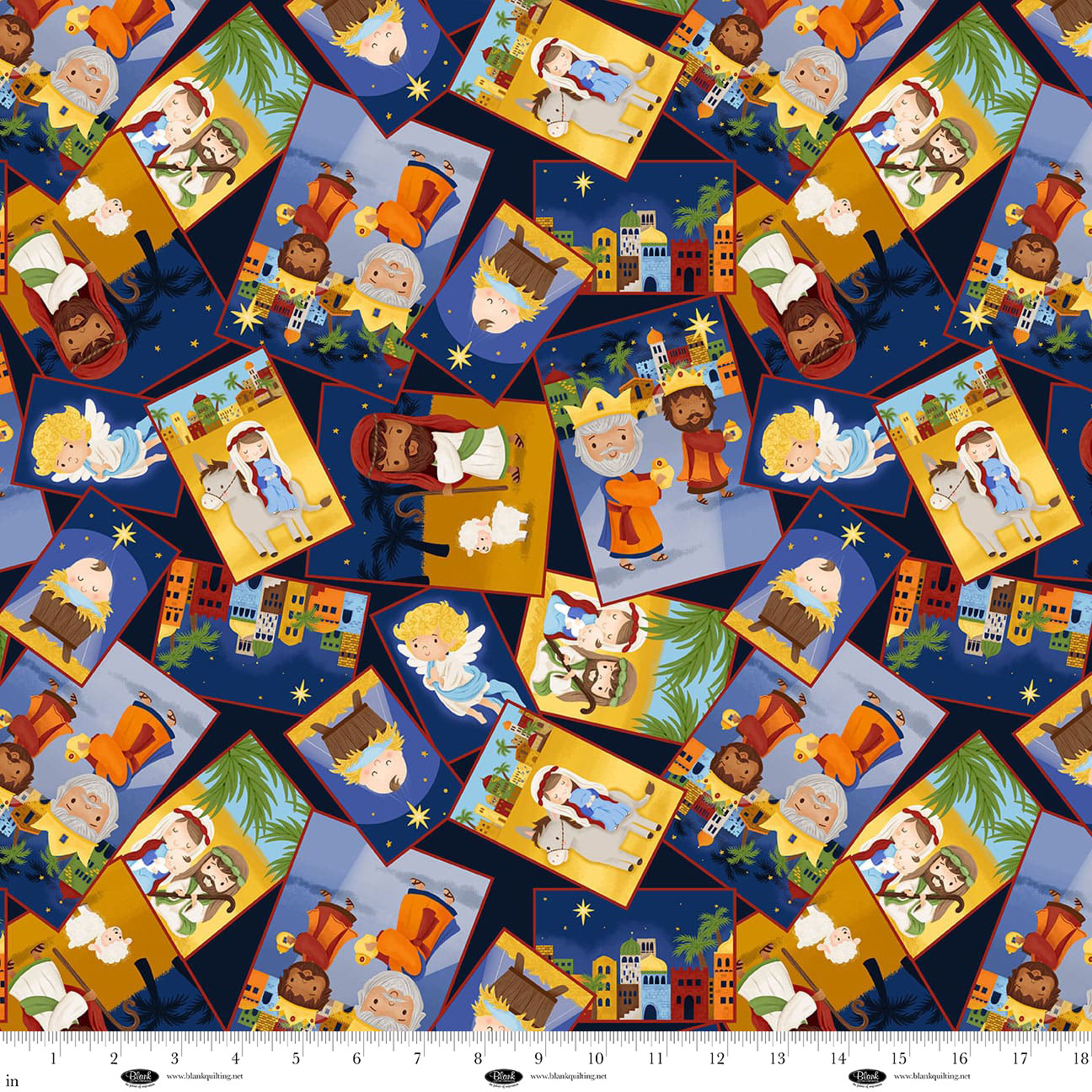 4193-77  Blue || Away in a Manger