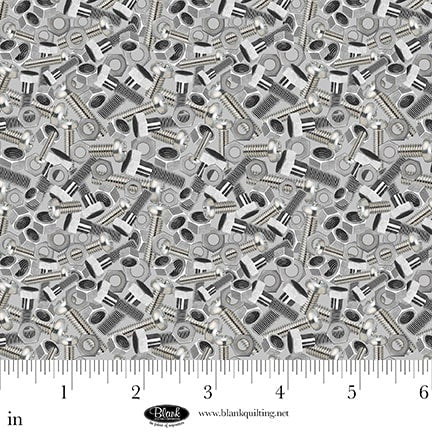 4399-98 Grey || Let's Get Building || Nuts and Bolts-Grey