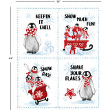 49240408P-01 || Penguin Party || Panel – Multi (Panel)