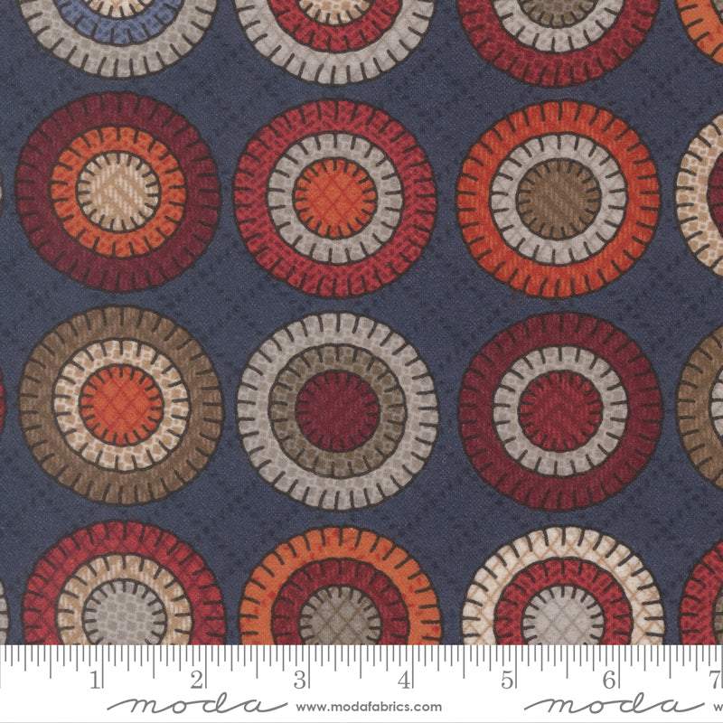 49301 16F Prairie Gather Flan      Indigo