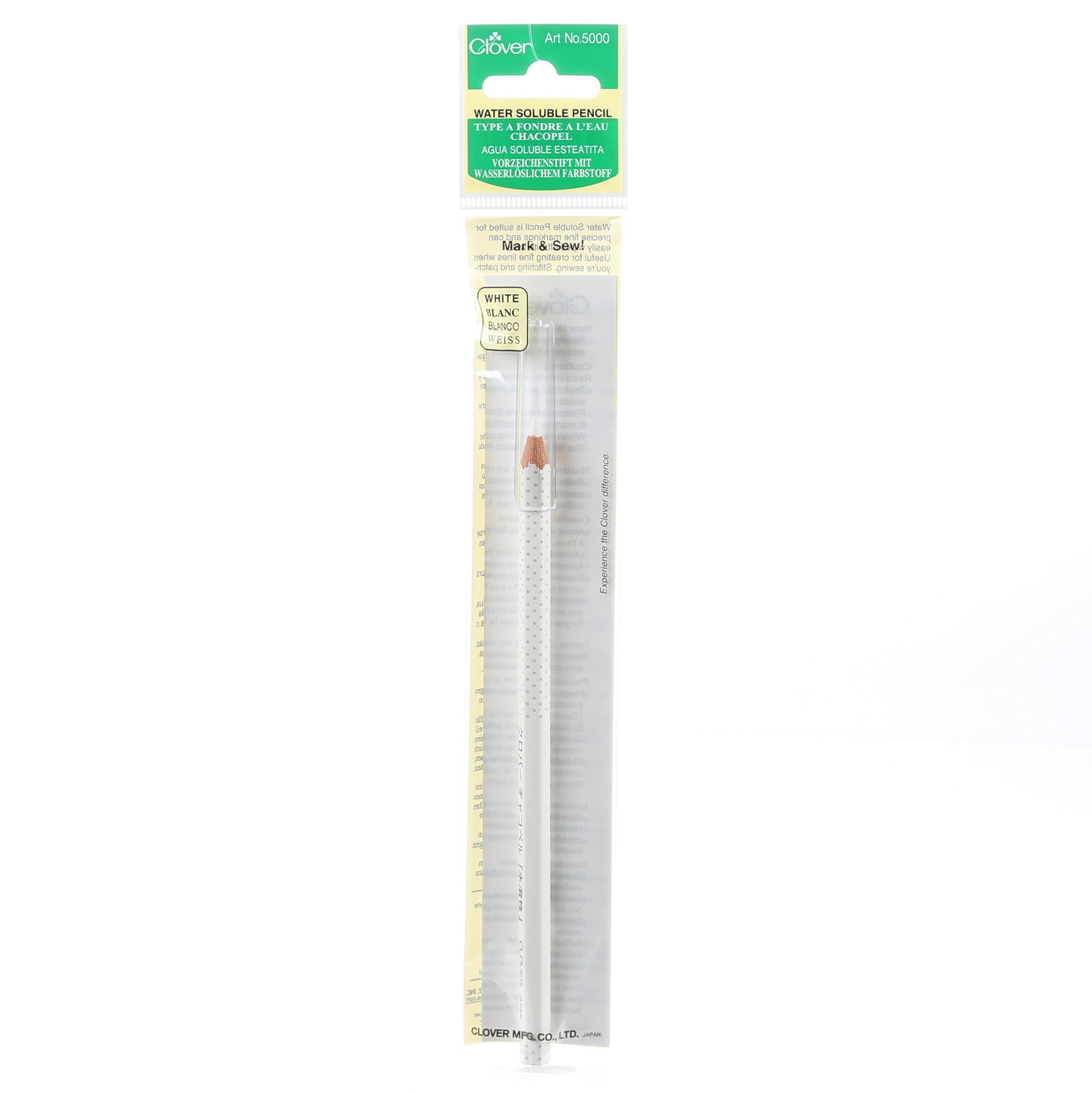 5000-Water Soluble Marking Pencil White