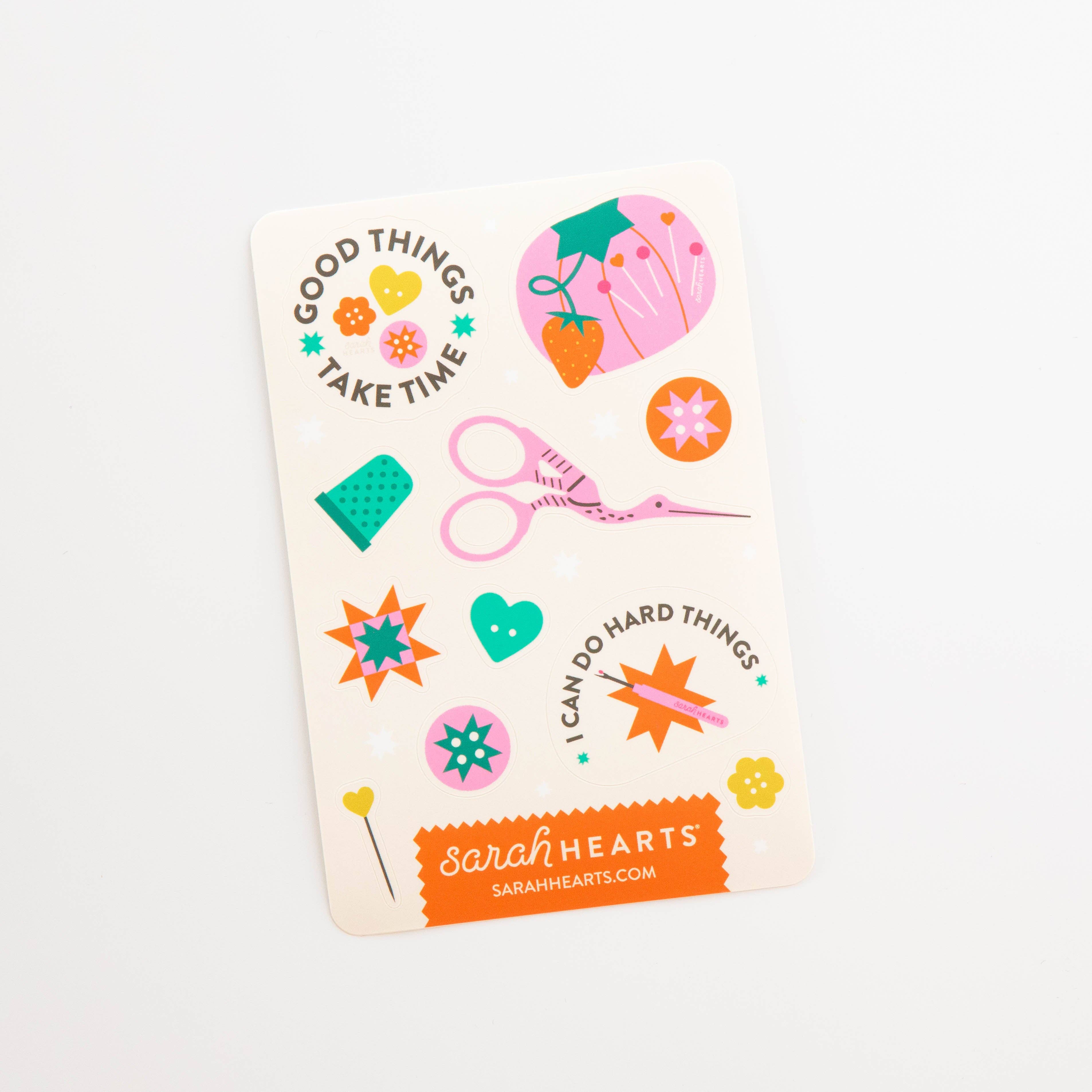 Favorite Notions Sticker Sheet