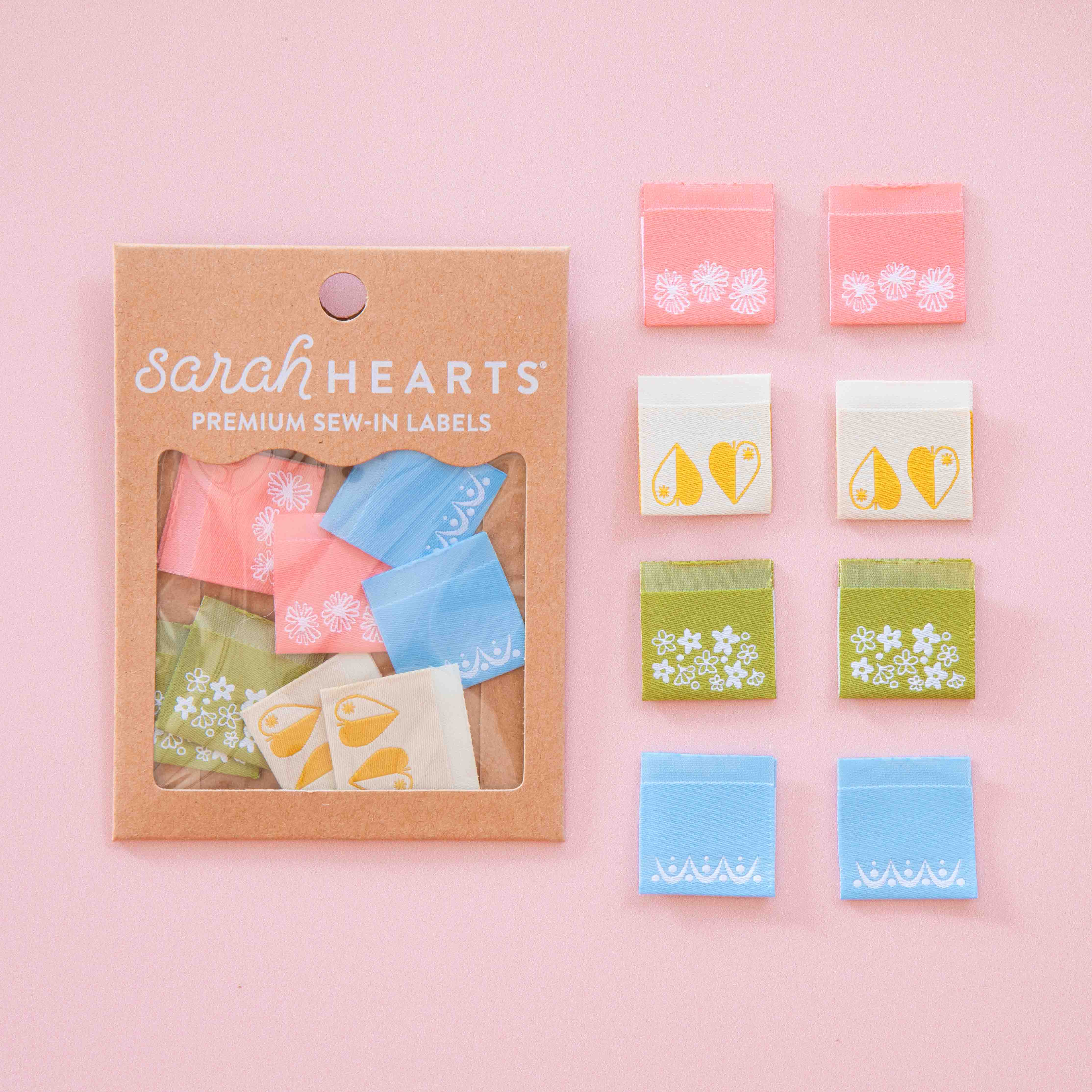 Vintage Patterns Multipack Woven Labels