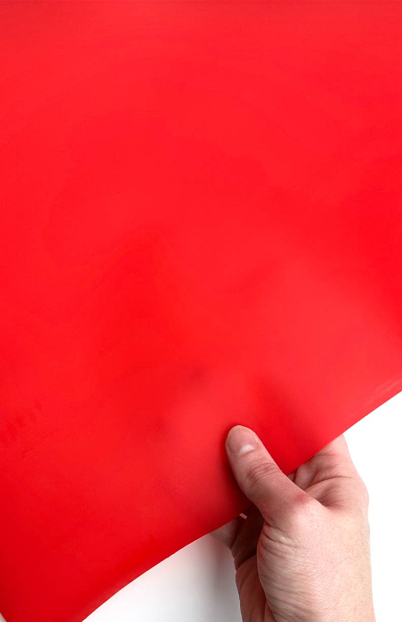 Red Jelly Vinyl - 18in x 53in Roll