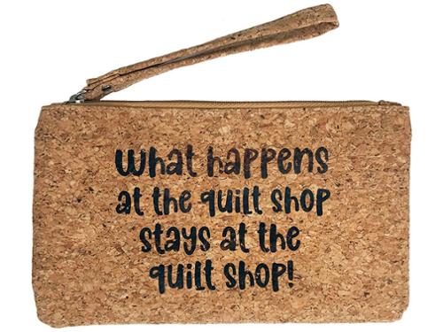 Cork Bag - What Happens at the Quilt Shop