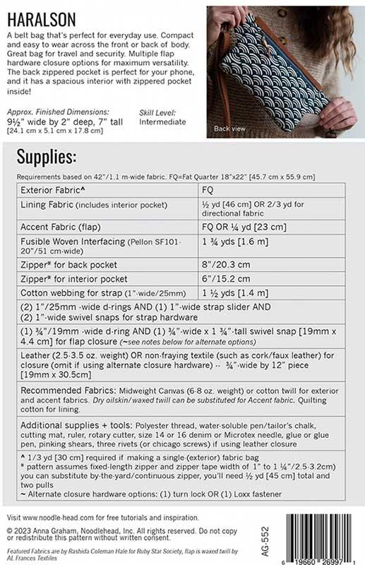 Haralson Belt Bag AG 552