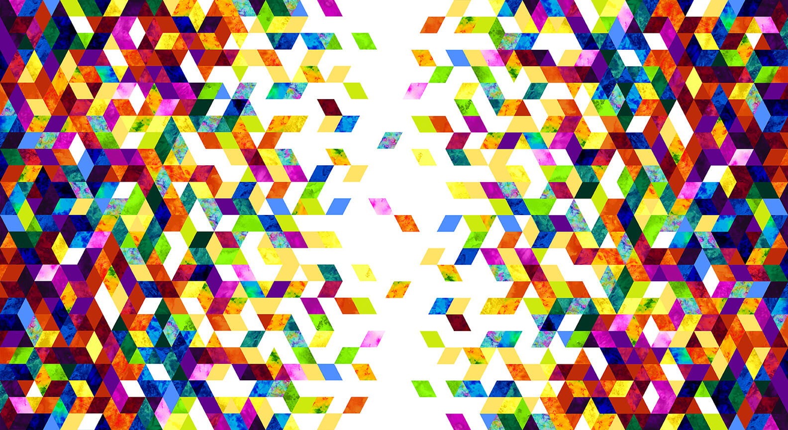 6245-11 White Multi || Geofetti II