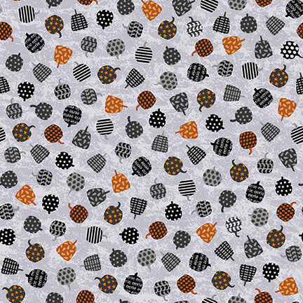 6397-9 Lt. Gray/Multi - Pumpkin Toss Multi Black || Midnight Magic
