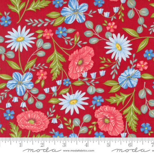 56110 13 Red White Bloom Patriotic Poppy
