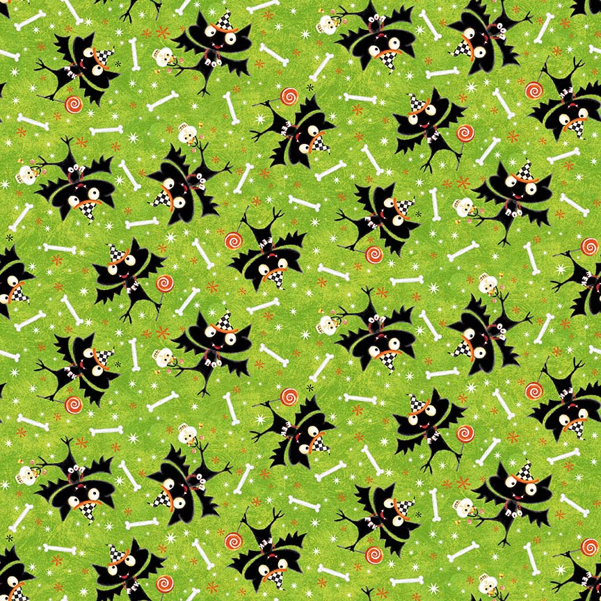 6998G-66 Green - Bats Glow in the Dark || Hello Glow