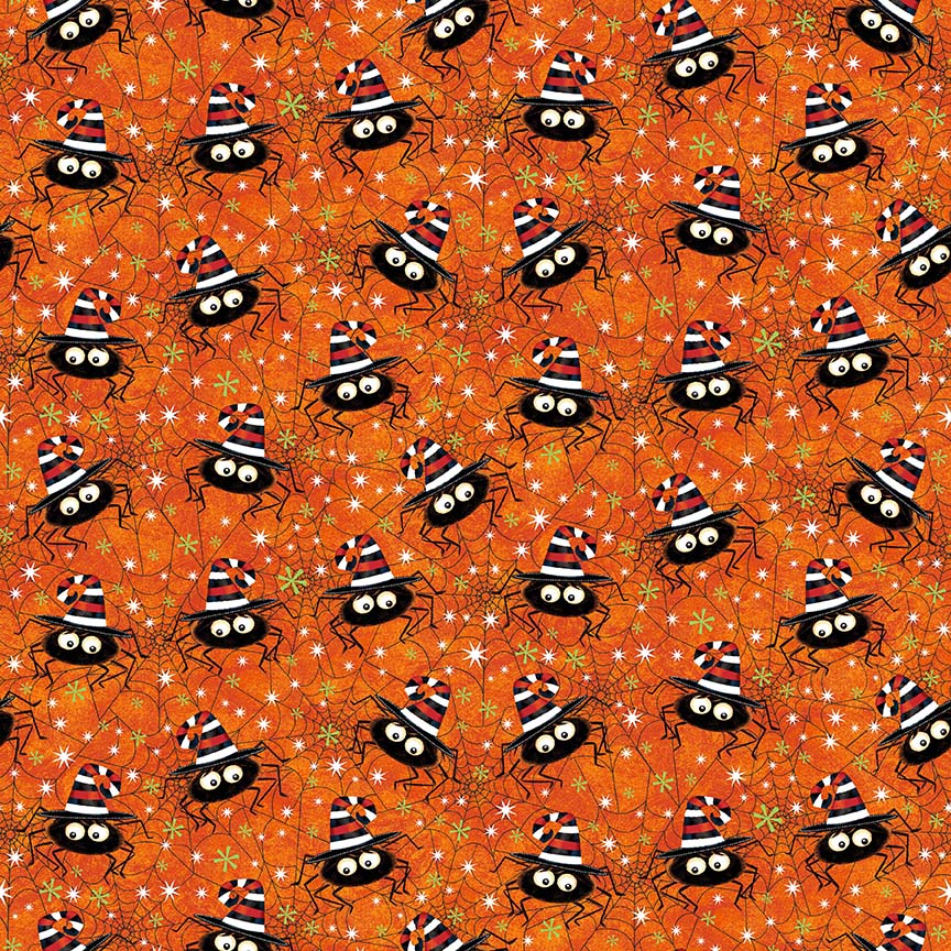 6999G-33 Orange - Spiders Glow in the Dark || Hello Glow
