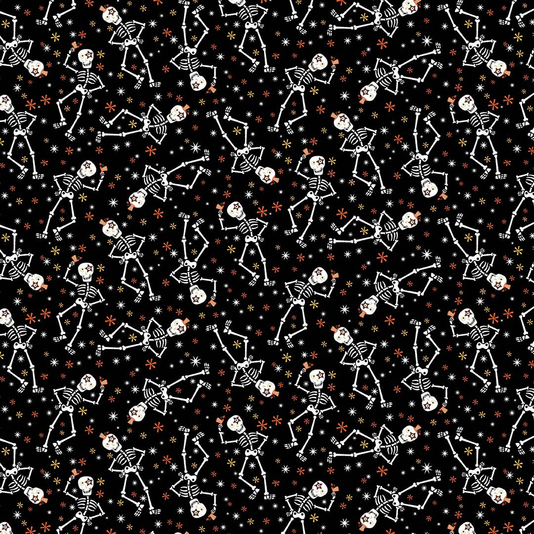 7001G-99 Black - Skeleton Glow in the Dark || Hello Glow